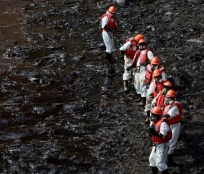 Peru Oil Slick after Tonga Ejection Bigger than Recently Suspected